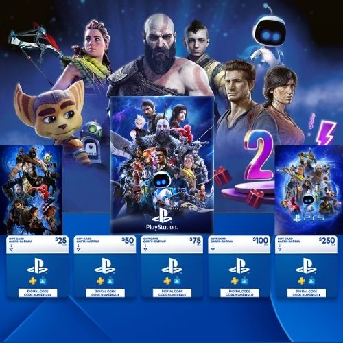 latest PlayStation Store Gift Cards available in 2026