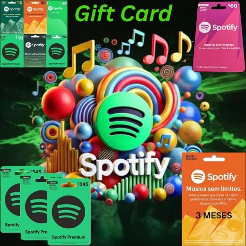 Available Spotify Gift Card Cords – 2026